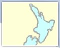 small Lake Waikaremoana map